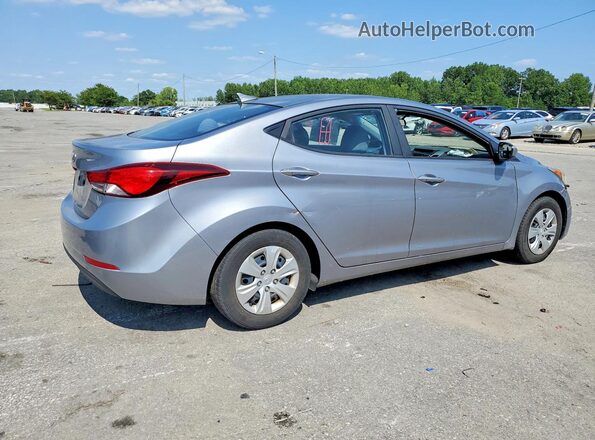 5NPDH4AE6GH770339 2016 HYUNDAI ELANTRA Silver Tył prawy