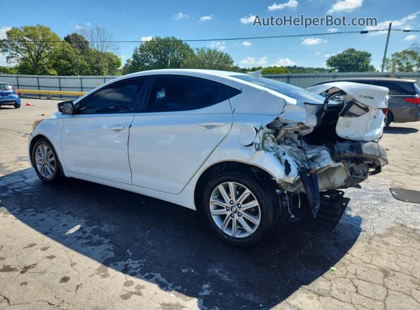 5NPDH4AE8GH693344 2016 HYUNDAI ELANTRA White Задня ліва чверть