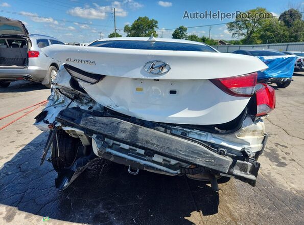 5NPDH4AE8GH693344 2016 HYUNDAI ELANTRA White Вид ззаду