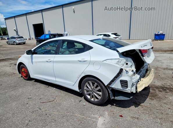5NPDH4AE8GH755471 2016 HYUNDAI ELANTRA White Rear left