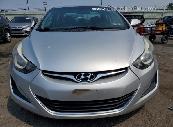 5NPDH4AE9GH681316 2016 HYUNDAI ELANTRA Silver Դիմացի տեսք