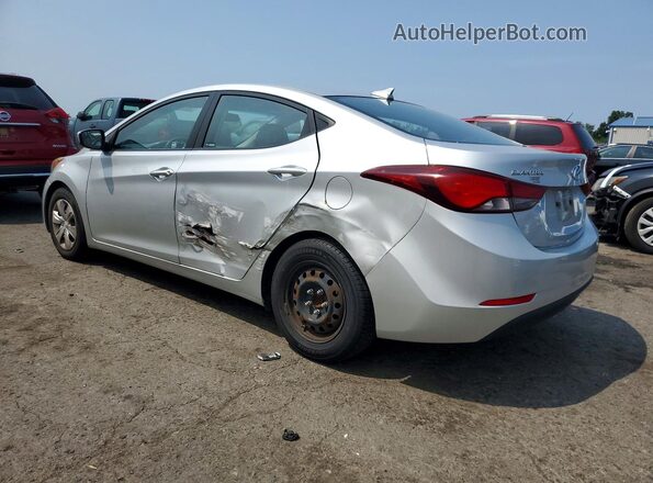 5NPDH4AE9GH681316 2016 HYUNDAI ELANTRA Silver Հետևի ձախ