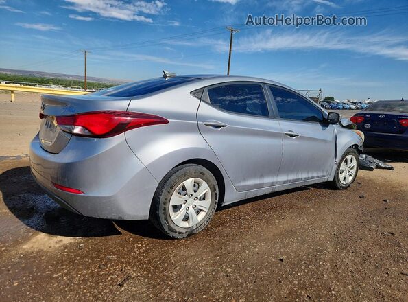 5NPDH4AE9GH694485 2016 HYUNDAI ELANTRA Silver Հետևի աջ