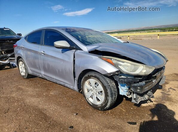 5NPDH4AE9GH694485 2016 HYUNDAI ELANTRA Silver Առջևի աջ