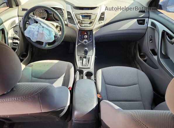 5NPDH4AE9GH694485 2016 HYUNDAI ELANTRA Silver Առջևի վահանակի տեսք