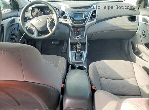5NPDH4AEXGH656179 2016 HYUNDAI ELANTRA Silver Dashboard view