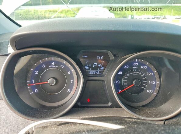 5NPDH4AEXGH656179 2016 HYUNDAI ELANTRA Silver Instrument cluster view