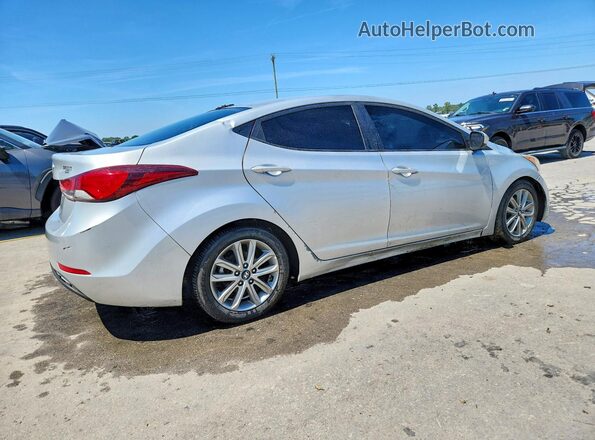 5NPDH4AEXGH743323 2016 HYUNDAI ELANTRA Silver Հետևի աջ