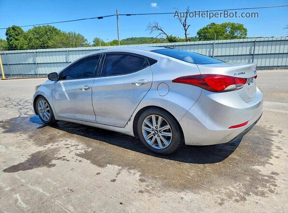 5NPDH4AEXGH743323 2016 HYUNDAI ELANTRA Silver Հետևի ձախ
