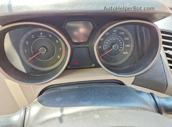 5NPDH4AEXGH761384 2016 HYUNDAI ELANTRA Blue Instrument cluster view