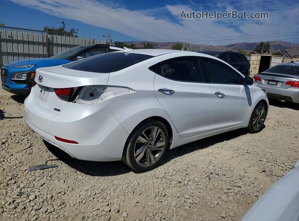 5NPDH4AEXGH787001 2016 HYUNDAI ELANTRA White უკანა მარჯვენა