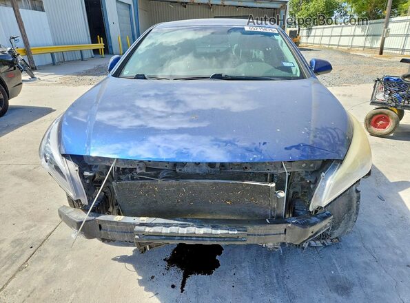 5NPE24AF0GH420865 2016 HYUNDAI SONATA Blue Vista frontal