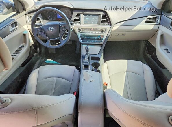 5NPE24AF0GH420865 2016 HYUNDAI SONATA Blue Vista del salpicadero