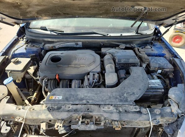 5NPE24AF0GH420865 2016 HYUNDAI SONATA Blue Vista interior trasera