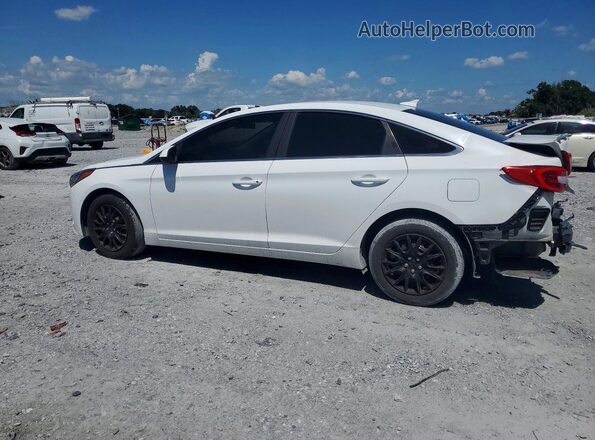 5NPE24AF0HH474104 2017 HYUNDAI SONATA White Задня ліва чверть