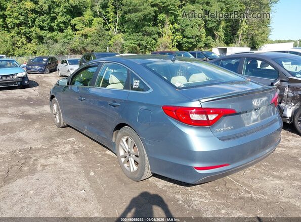 5NPE24AF0HH490335 2017 HYUNDAI SONATA Light Blue Rear left