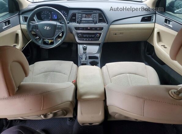 5NPE24AF0HH528386 2017 HYUNDAI SONATA Brown Vista del salpicadero