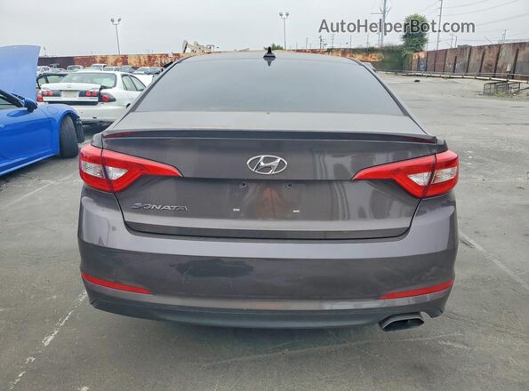 5NPE24AF0HH528386 2017 HYUNDAI SONATA Brown Vista trasera