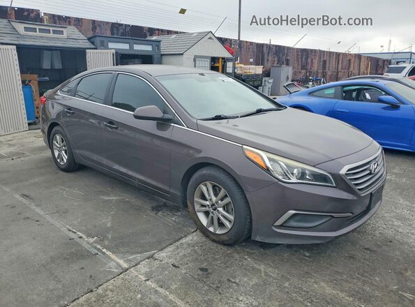 5NPE24AF0HH528386 2017 HYUNDAI SONATA Brown Delantero derecho