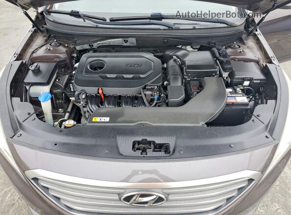 5NPE24AF0HH528386 2017 HYUNDAI SONATA Brown Vista interior trasera