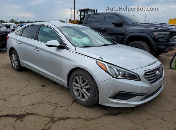 5NPE24AF0HH545818 2017 HYUNDAI SONATA Silver Передня права чверть