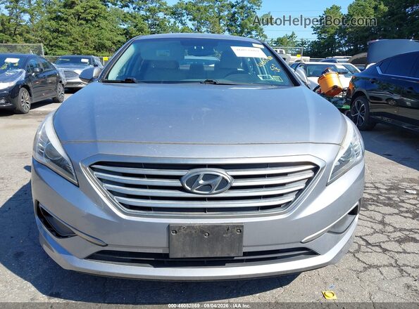 5NPE24AF0HH555197 2017 HYUNDAI SONATA Gray Instrument cluster view