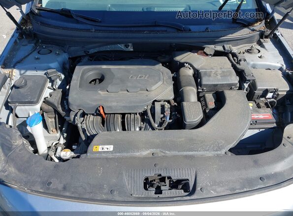 5NPE24AF0HH555197 2017 HYUNDAI SONATA Gray Rear view