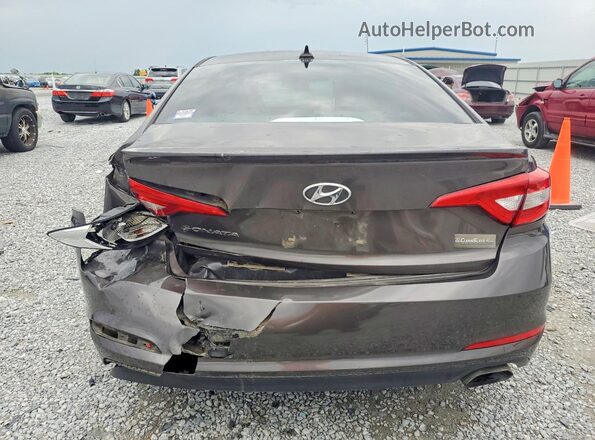 5NPE24AF0HH579015 2017 HYUNDAI SONATA Gray Vista trasera