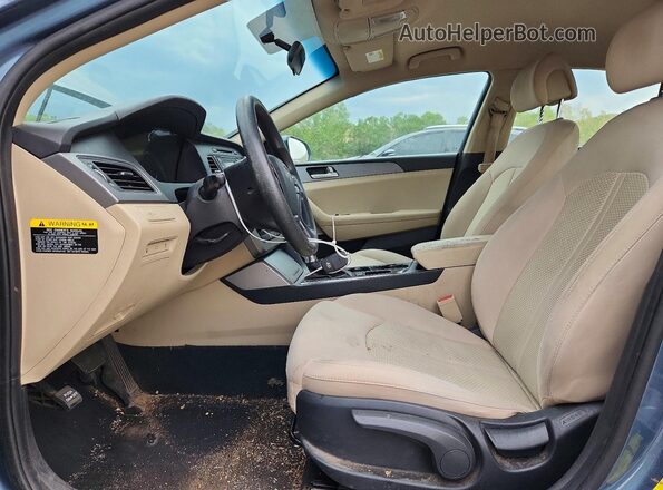 5NPE24AF0HH587311 2017 HYUNDAI SONATA Teal Vista interior delantera
