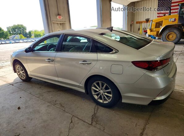 5NPE24AF0JH600175 2018 HYUNDAI SONATA Silver Rear left