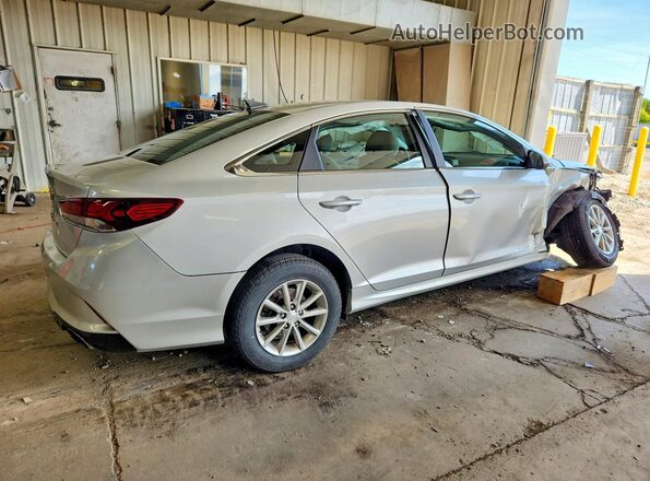 5NPE24AF0JH600175 2018 HYUNDAI SONATA Silver Rear right
