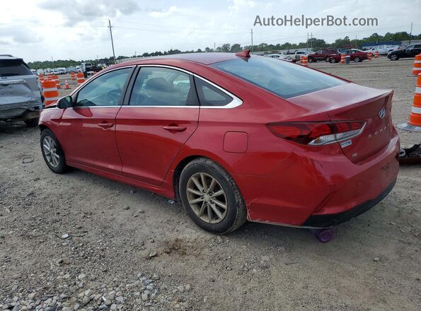 5NPE24AF0KH812575 2019 HYUNDAI SONATA Red Задня ліва чверть