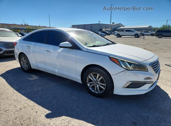 5NPE24AF1GH266098 2016 HYUNDAI SONATA White Delantero derecho