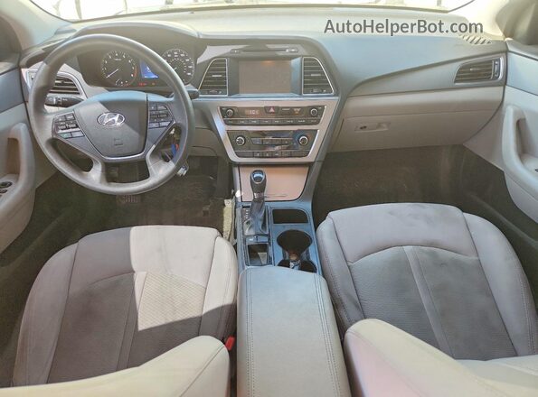 5NPE24AF1GH266098 2016 HYUNDAI SONATA White Vista del salpicadero