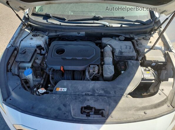 5NPE24AF1GH266098 2016 HYUNDAI SONATA White Vista interior trasera
