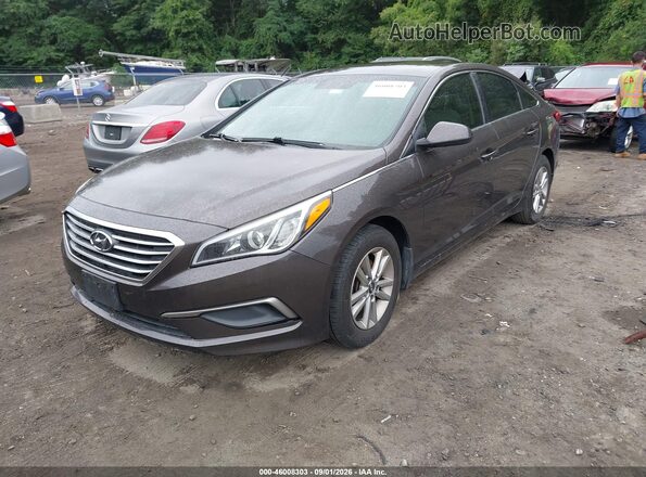 5NPE24AF1GH293558 2016 HYUNDAI SONATA Brown Przód lewy