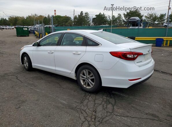 5NPE24AF1GH341446 2016 HYUNDAI SONATA White Tył lewy