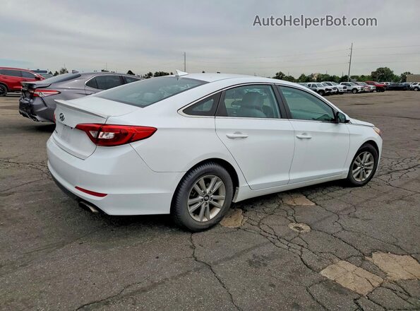 5NPE24AF1GH341446 2016 HYUNDAI SONATA White Tył prawy