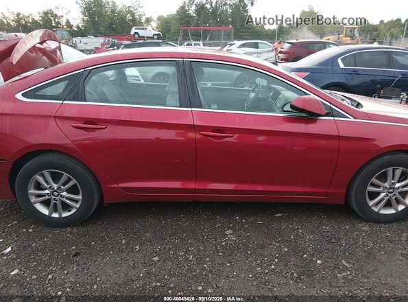 5NPE24AF1HH489467 2017 HYUNDAI SONATA Red Vista interior de 360 grados