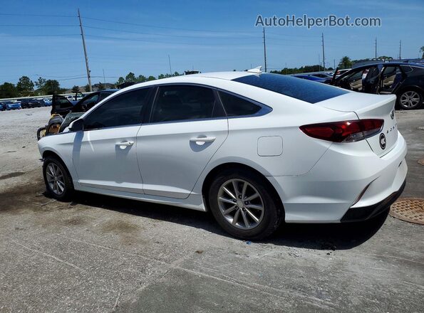 5NPE24AF1JH644864 2018 HYUNDAI SONATA Белый Задняя левая четверть