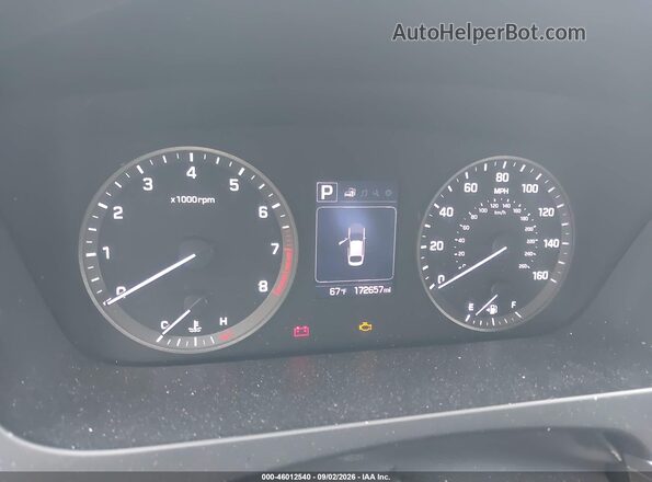 5NPE24AF2GH280396 2016 HYUNDAI SONATA Brown Вид задніх сидінь