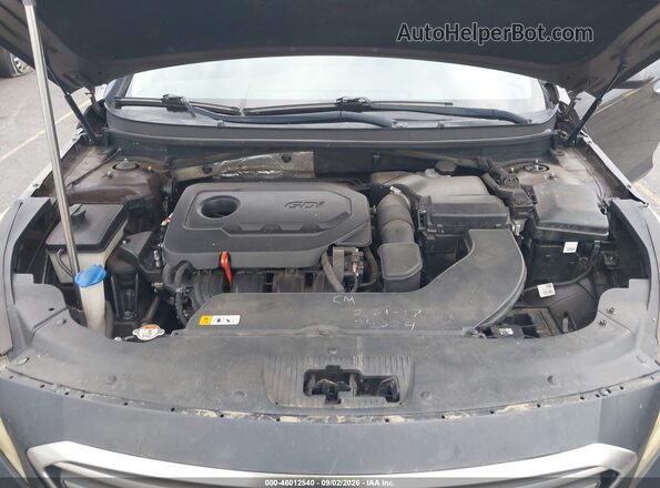 5NPE24AF2GH280396 2016 HYUNDAI SONATA Brown Вид ззаду