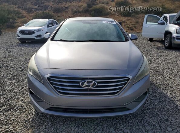 5NPE24AF2GH303661 2016 HYUNDAI SONATA Silver Դիմացի տեսք