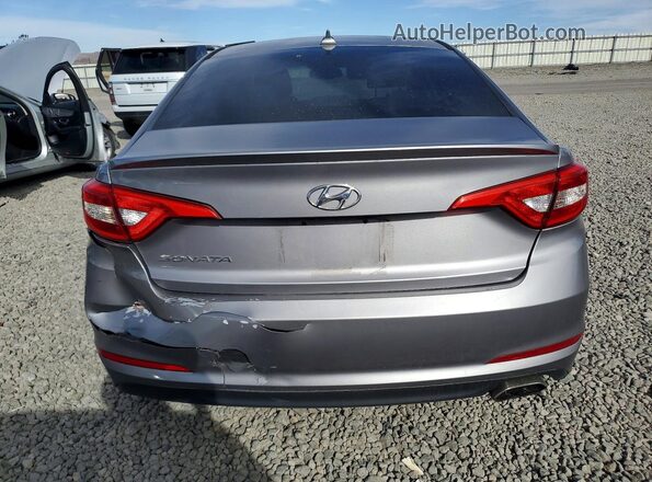 5NPE24AF2GH303661 2016 HYUNDAI SONATA Silver Հետևի տեսք