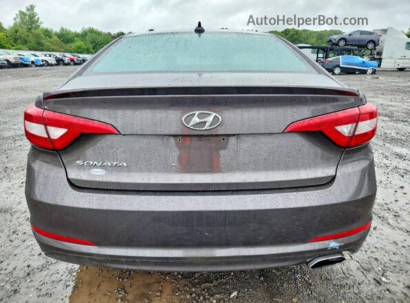 5NPE24AF2HH491759 2017 HYUNDAI SONATA Brown Vista trasera