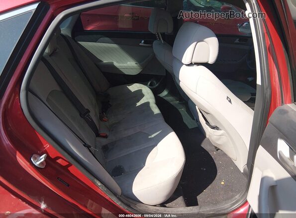 5NPE24AF2HH495262 2017 HYUNDAI SONATA Red VIN sticker view