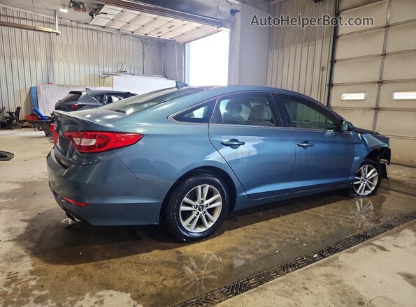 5NPE24AF2HH517745 2017 HYUNDAI SONATA Blue Tył prawy