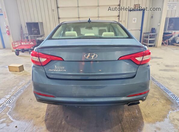 5NPE24AF2HH517745 2017 HYUNDAI SONATA Blue Widok z tyłu