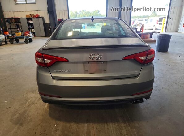5NPE24AF2HH532410 2017 HYUNDAI SONATA Gray Rear view