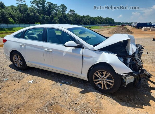 5NPE24AF2HH555895 2017 HYUNDAI SONATA White Передня права чверть